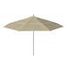 Arlmont & Co. Laxmeena 11' Market Sunbrella Umbrella Metal in White/Brown | 107 H x 132 W x 132 D in | Wayfair AE9BF22FF2364BE0B0D53BDF739A88BF