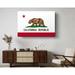 Red Barrel Studio® California State Flag - Wrapped Canvas Graphic Art Canvas in Brown/Green/Red | 20 H x 30 W x 1 D in | Wayfair