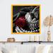 Latitude Run® Vintage Glam Accessories in Red & Black VI - Print on Canvas in Black/Red | 24 H x 24 W x 1 D in | Wayfair