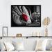 Latitude Run® Vintage Glam Accessories in Red & Black VII - Print on Canvas Metal in Black/Gray/Red | 24 H x 32 W x 1 D in | Wayfair