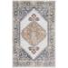 Nourison Grey/Gold Astra Machine Washable Area Rug 4' x 6' - Nourison 99446124463