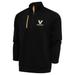 Men's Antigua Black Vanderbilt Commodores Swimming Generation Quarter-Zip Pullover Top