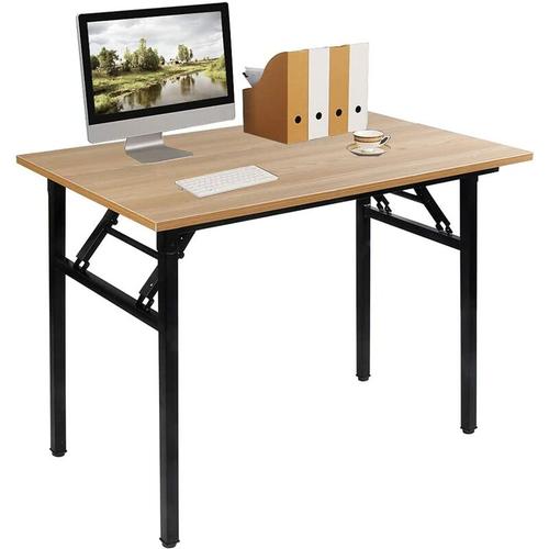 Soges - Home Schreibtisch Klappbar Computertisch 100 x 60 x 75 cm pc Schreibtisch Schreibtisch