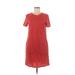 Zara Casual Dress - Shift: Red Dresses - Women's Size Medium