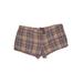 Old Navy Shorts: Purple Plaid Bottoms - Kids Girl's Size Small