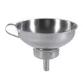 Stainless Steel Funnel Jam Funnel Household Funnel Stainless Steel Strainer Oil FunnelStainless Steel Funnel Liquor Dispensing Funnel Practical Oil Funnel with Handle