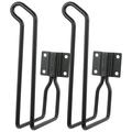 2pcs Garment Rack Hanging Drying Rack Wall Mounted Closet Hooks for Hanging Clothes