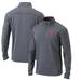 Men's Columbia Heather Gray Philadelphia Phillies Omni-Wick Shotgun Quarter-Zip Pullover Top