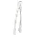 [144 PACK] 9 inch Heavy Duty Clear Serving Tongs - Plastic Disposable Salad Tongs - High Heat Plastic Catering Salads Bakery Buffets BBQ Ice Hot and Cold Foods by EcoQuality (9 )