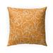 DOGWOOD SKETCH ORANGE Indoor|Outdoor Pillow By Kavka Designs