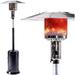 Clihome 47 000 BTU Outdoor Standing Patio Propane Heater With Wheels - N/A Black