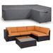 L-Shaped Outdoor Furniture Cover Waterproof Patio Sectional Sofa Cover Outdoor Couch Cover 104x83(L-Shaped-Right Facing)