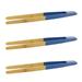 BambooMN Premium 7.9 Reusable Bamboo Kitchen A Toast Tongs For Cooking & Holding - Blue - 10 Pieces