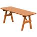 Kunkle Holdings LLC Pine 6 Traditional Picnic Table Cedar Stain