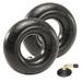 The ROP Shop | (2) Tire Inner Tubes 4.10-4 4.10x4 3.50-4 3.50x4 90Â° Bent Valve Stem Heavy Duty