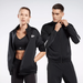 Unisex Reebok Identity Vector Knit Track Jacket in Black