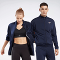 Unisex Reebok Identity Vector Knit Track Jacket in Blue