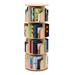 Rotating Bookshelf, 360 Display 4 Tier Floor Standing Bookcase Storage Rack for Kids&Adult, Wood Narrow Book Shelf