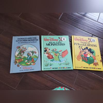 Disney Toys | Walt Disney 3hard Cover Books. Real Life Monster, A Guide To Fun And Learning | Color: Blue/Green | Size: Osbb