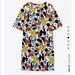 Zara Dresses | Bloggers Fav Zara X Disney Mickey Mouse Shirt Dress | Color: Black/Red | Size: M