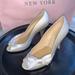 Kate Spade Shoes | Kate Spade Ivory / Gold Glitter Heels Pumps | Color: Gold/White | Size: 6