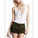 Free People Tops | Free People White Size Sp Linen Sleeveless Button Front Tank Top Tunic | Color: White | Size: Small Petite