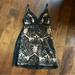 Free People Dresses | Free People Black Lace Dress | Color: Black/Tan | Size: 4