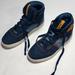 Levi's Shoes | Levi's Men 8.5m Mason High-Top Fashion Denim Sneakers Size 8.5 | Color: Blue/Brown | Size: 8.5