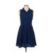 Divided by H&M Casual Dress: Blue Dresses - Women's Size 6