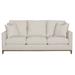 Fairfield Chair McCoy 85" 3 Seat/Back Square Arm Sofa w/ Reversible Cushions, Polypropylene in Brown | 38.5 H x 85 W x 40 D in | Wayfair