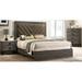 Red Barrel Studio® Gurdas Queen Upholstered Platform 3 Piece Bedroom Set Metal in Gray | 57 H in | Wayfair 8B800C82B3864318AC8957215B6991BE