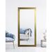 Everly Quinn Wide Mirror, Glass in Yellow | 74 H x 33 W x 0.75 D in | Wayfair FDDD2EDD69F64F149B3AE115A63CDF81