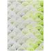 Green 120 x 96 x 0.19 in Area Rug - Ebern Designs Macilynn Geometric Machine Woven Indoor/Outdoor Area Rug in | 120 H x 96 W x 0.19 D in | Wayfair