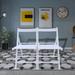 Union Rustic Kamaren Folding Poplar Patio Dining Side Chair Wood in White | 31.1 H x 17.32 W x 19 D in | Wayfair 04C043CEBF8D4A9EAC7F7D7ED7118494
