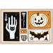 The Holiday Aisle® Frightfully Wicked I by Melissa Averinos - Wrapped Canvas Print Canvas in Black/Orange | 8 H x 12 W x 1.25 D in | Wayfair