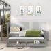 Red Barrel Studio® Twin Storage Platform Bed Wood in Gray | 41.3 H x 42.7 W x 80 D in | Wayfair FFCD105EC6B04E34B19670BC9D15EF2A