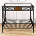 Newell Twin over Full Standard Bunk Bed by Mason & Marbles Metal in Brown | 66.5 H x 55.9 W x 77 D in | Wayfair F52E6B0B88F24AB9A04EF6E26C7C0BF3