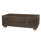 Woodard Montecito Wicker/Rattan Coffee Table in Brown | Outdoor Furniture | Wayfair S511213-48