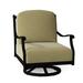 Woodard Casa Swivel Outdoor Rocking Chair in Black | 35.75 H x 29.5 W x 34 D in | Wayfair 3Y0477-92-62M