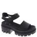 Timberland Everleigh Ankle Strap - Womens 9.5 Black Sandal Medium