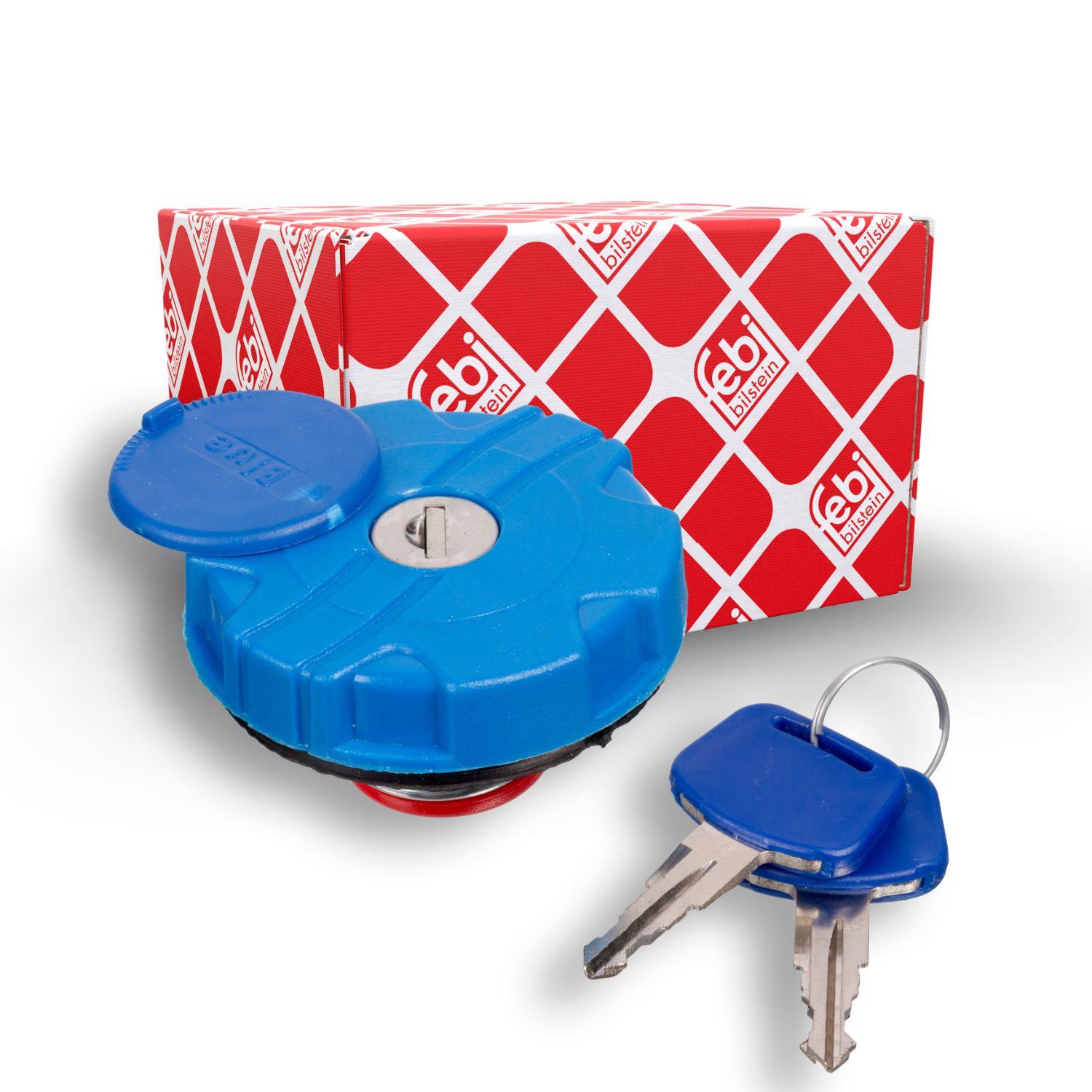 FEBI BILSTEIN Verschluss, Tankeinheit (Harnstoffeinspritzung) 37791 Universal Blau 66mm für DAF 1526846 Image