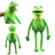 Kermit La Grenouille en Peluche Amusante pour Bébé Marionnette à Main au Beurre Cartable Jouet