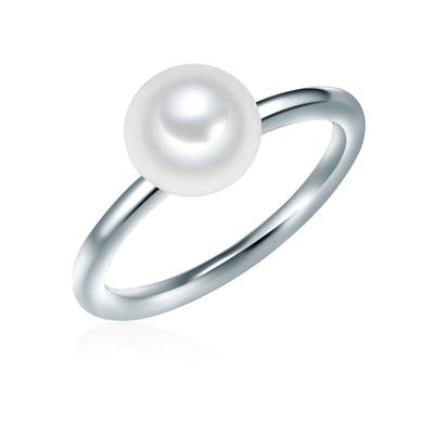 Valero Pearls Ring Damen silber, 52