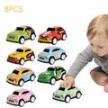 JUNWELL Diecast Metal Pullback Cars | Friction-Powered Toy Cars for Kids | 8Pack Mini Car Set | Ages 3 and Older! Toddler Toys | Die Cast Metal Toy Cars