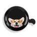 WIRESTER Bicycle Bell Aluminum Alloy Mini Bike Bell With Ring Horn Accessories for Adults Men Women Kids Girls and Boys - Animal Red Pembroke Welsh Corgi Dog