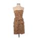 J.Crew Factory Store Casual Dress - Sheath: Tan Dresses - Women's Size 0