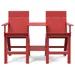 Loll Designs Lollygagger Hi-rise Chair Set with Square Bridge - LL-LC-HRC-AP | LL-LC-HRCB-AP