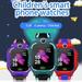MOUIND Children s Waterproof Smart Watch with Phone Camera Positioning Function - Purple