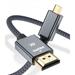 Micro HDMI Cable 10 FT 4K 60Hz Micro HDMI Type D Cord Compatible for Raspberry Pi 4 4b GoPro Black Hero 7 6 5