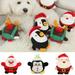 SPRING PARK Plush Dog Toy Chew Dog Toys - Holiday Toys for Pets Christmas Dog Toys Rope Santa Claus Dog Toy Dog Toys for Christmas Reindeer Dog Toy